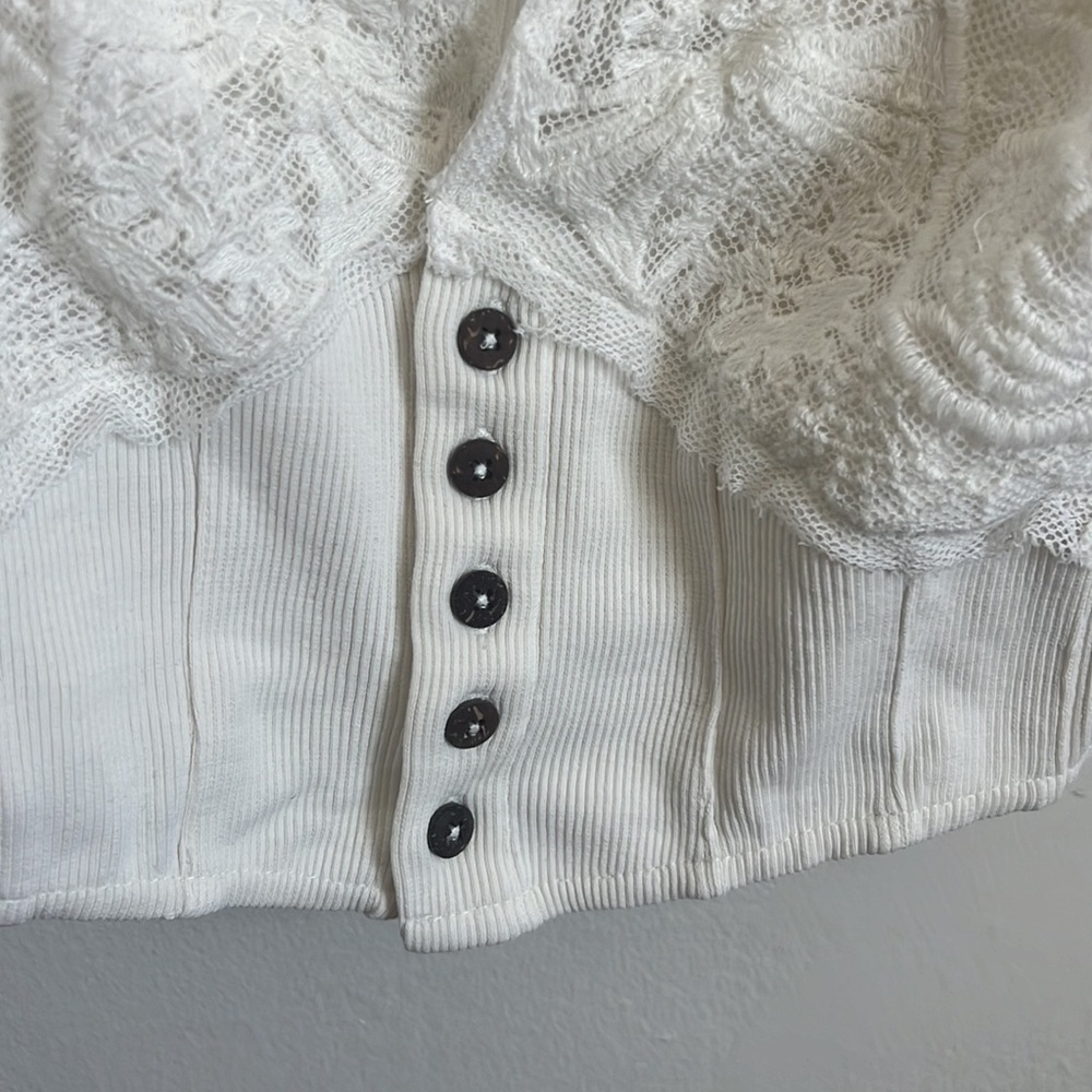 Free People Lace Top - Picture 2 of 3